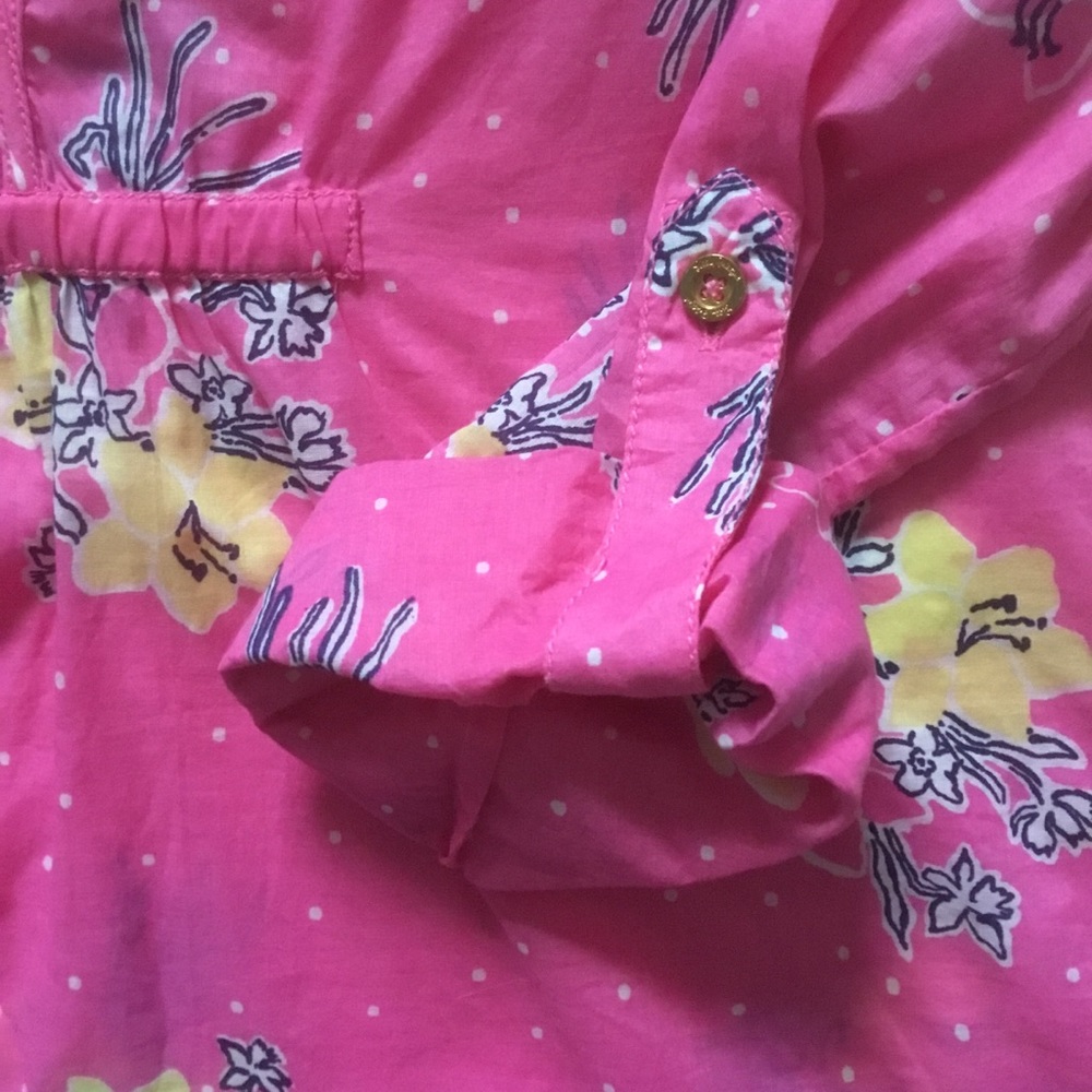 Lilly Pulitzer Cotton Floral Blouse - Picture 4 of 6